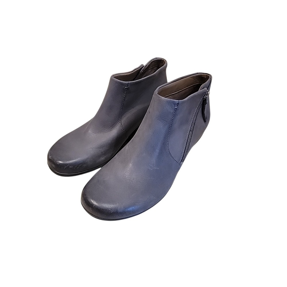 Women Dansko Fifi Ankle Boot Grey Burnished Nubuck Sz EU40 US 9-9.5 Comfort  NEW